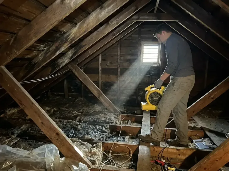 attic-water-damage-drying-proc-007 — frequently asked questions, Emergency Water Extraction & 24/7 Flood Response in Cross P…